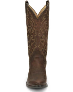 Justin Men's Leather Western Boots - Medium Toe 12 Justin Men's Leather Western Boots - Medium Toe -Corral Sales 2025 036524 41 P4