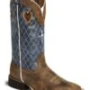 Twisted X Men's Distressed Ruff Stock Western Boots - Broad Square Toe