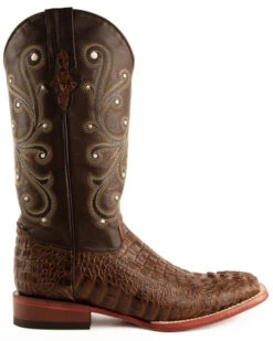 Ferrini Men's Caiman Croc Print Western Boots - Broad Square Toe 19 Ferrini Men's Caiman Croc Print Western Boots - Broad Square Toe -Corral Sales 2025 036G45 7059 P2