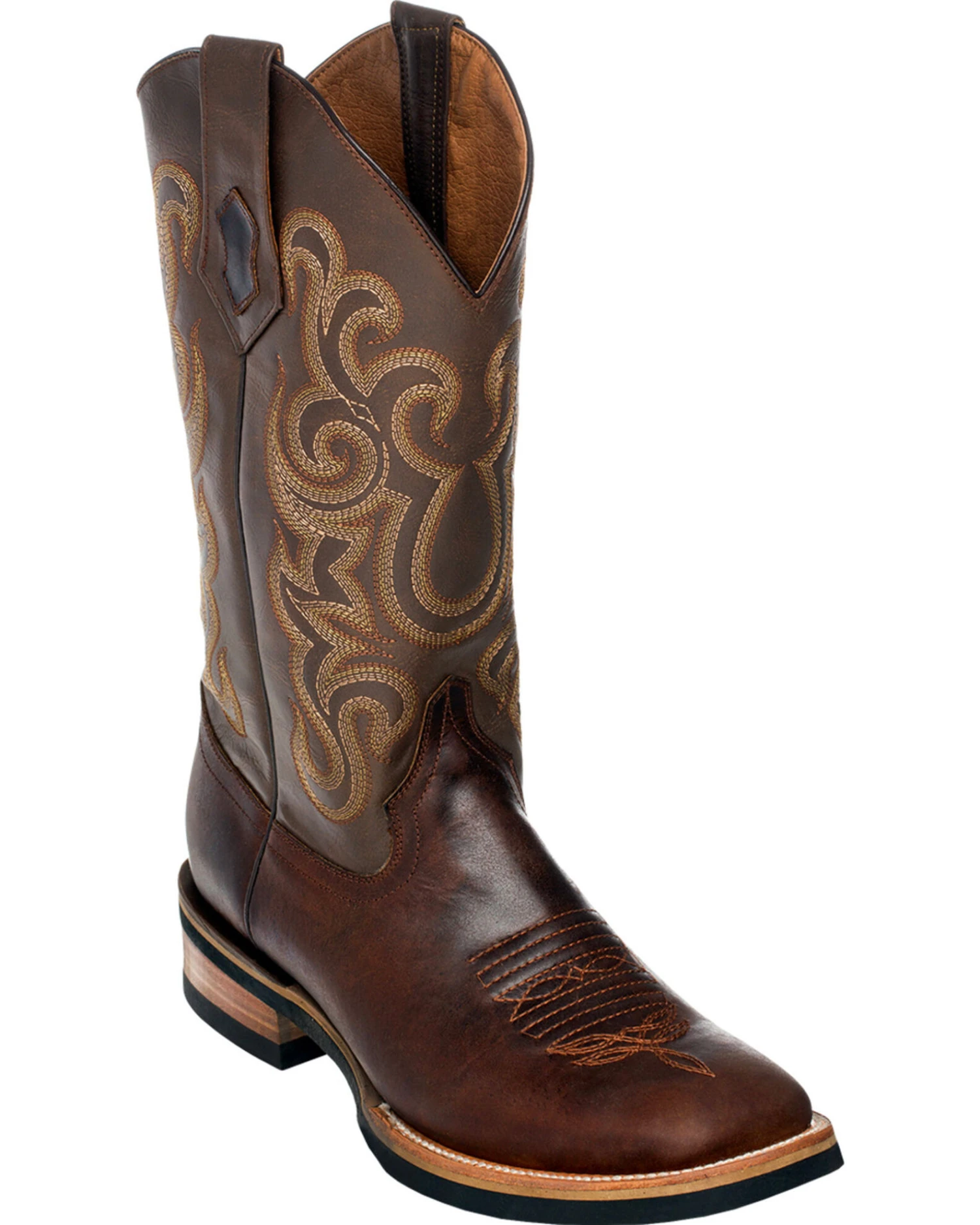 Ferrini Men's Maverick Western Boots - Broad Square Toe 3 Ferrini Men's Maverick Western Boots - Broad Square Toe