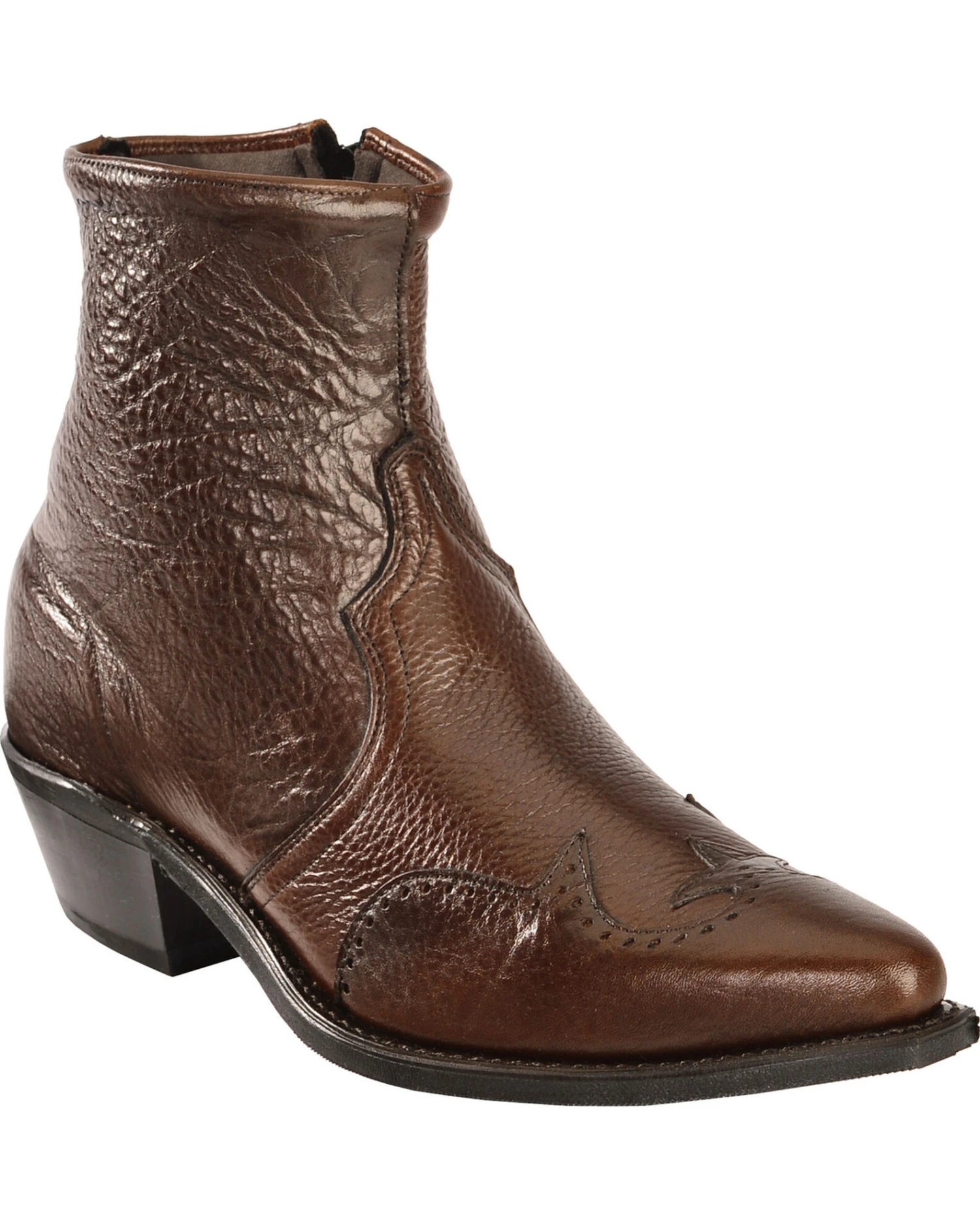 Abilene Men's 7" Wingtip Zip Boots 3 Abilene Men's 7" Wingtip Zip Boots
