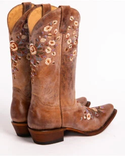 Shyanne Women's Maisie Floral Embroidered Western Leather Boots - Snip Toe -Corral Sales 2025 04542N 41 BK