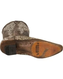 Corral Women's Crater With Bone Embroidery Western Boots - Snip Toe -Corral Sales 2025 045S76 41 BM