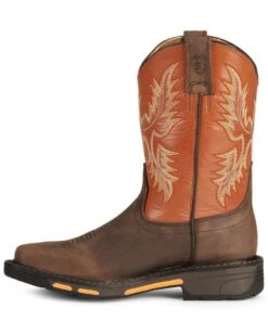 Ariat Boys' Earth Workhog Western Boots - Square Toe -Corral Sales 2025 053712 B8 LT
