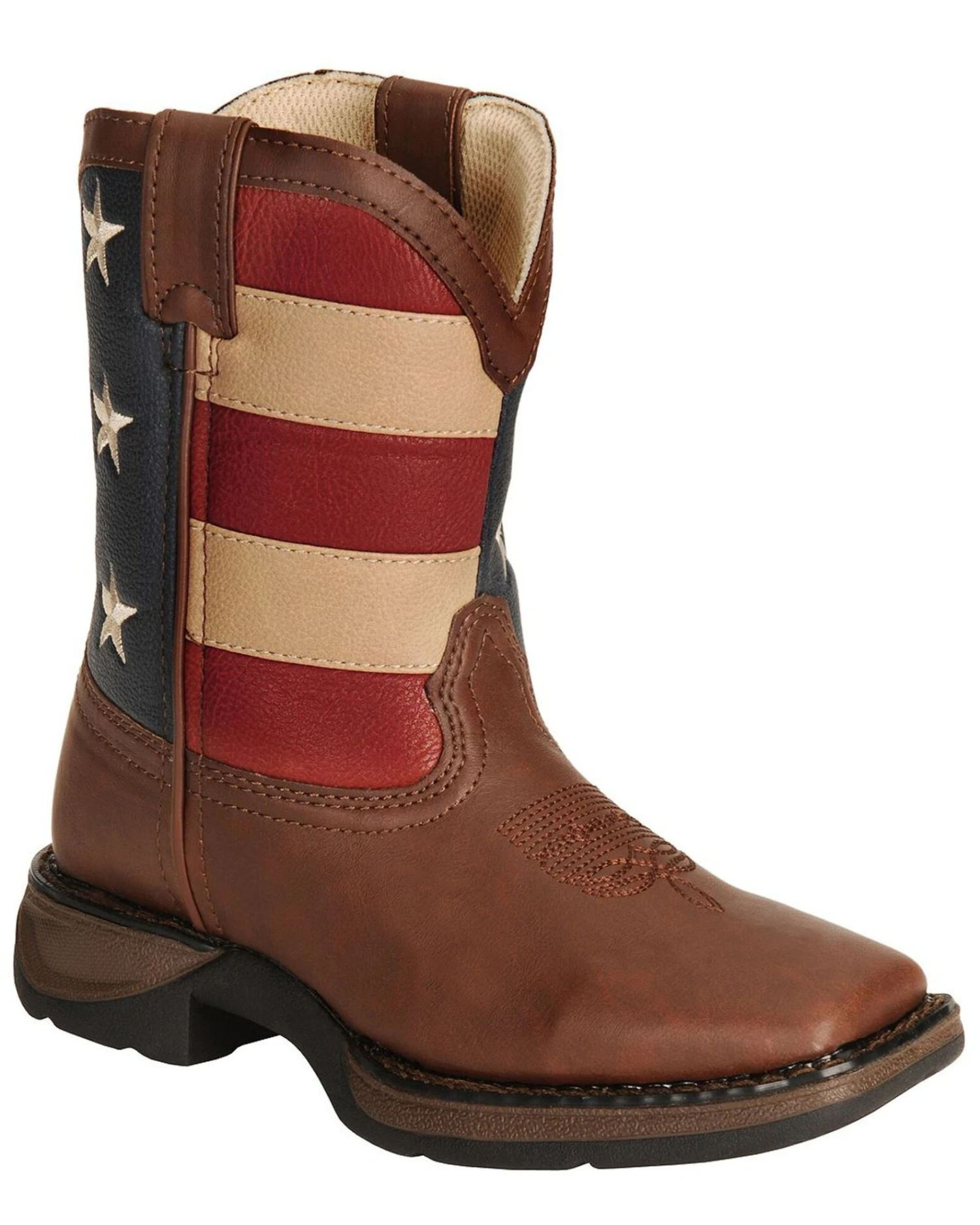 Durango Boys' American Flag Western Boots - Square Toe 3 Durango Boys' American Flag Western Boots - Square Toe
