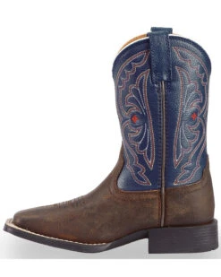 Ariat Boys' Royal Blue Quickdraw Western Boots - Square Toe 11 Ariat Boys' Royal Blue Quickdraw Western Boots - Square Toe -Corral Sales 2025 053A07 41 LT