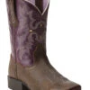 Ariat Girls' Tombstone Western Boots - Broad Square Toe -Corral Sales 2025 053H95 ZS P1