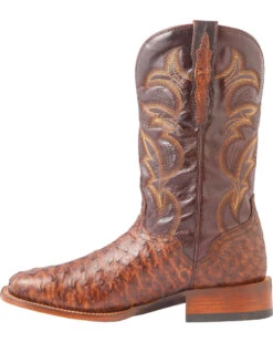 El Dorado Men's Handmade Full Quill Ostrich Stockman Boots - Broad Square Toe -Corral Sales 2025 2000221953 221 LT