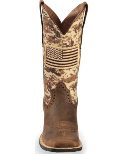 Ariat Women's Round Up Patriot Western Performance Boots - Broad Square Toe -Corral Sales 2025 2000225468 200 FT