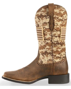 Ariat Women's Round Up Patriot Western Performance Boots - Broad Square Toe -Corral Sales 2025 2000225468 200 LT
