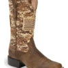 Ariat Women's Round Up Patriot Western Performance Boots - Broad Square Toe -Corral Sales 2025 2000225468 200 P1
