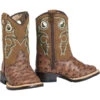 Double Barrel Toddler Boys' Brant Ostrich Print Boots - Square Toe -Corral Sales 2025 2000226897 200 P1
