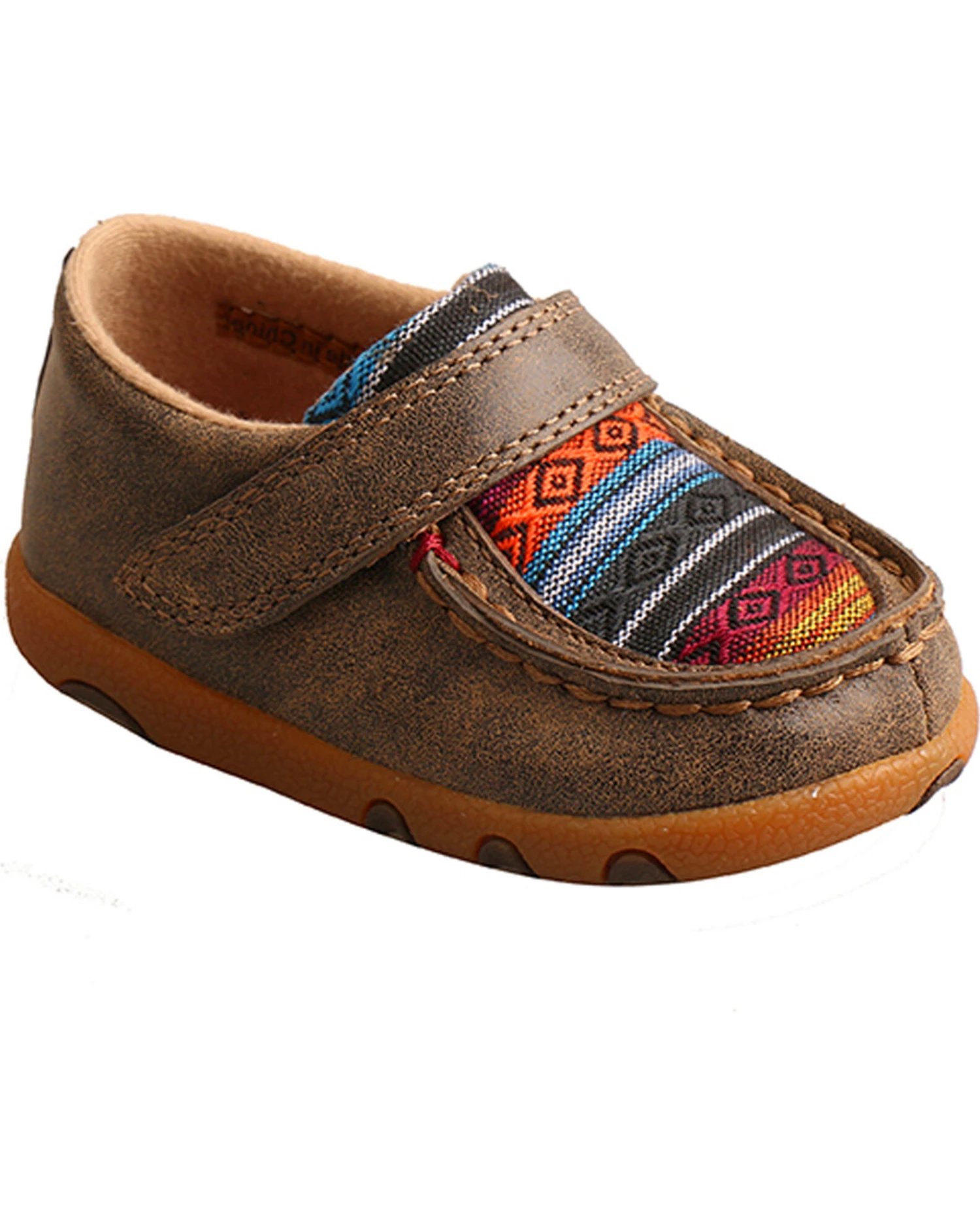 Twisted X Toddler Boys' Serape Canvas Driving Shoes - Moc Toe 3 Twisted X Toddler Boys' Serape Canvas Driving Shoes - Moc Toe