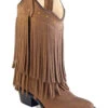 Old West Girls' Long Fringe Western Boots - Round Toe