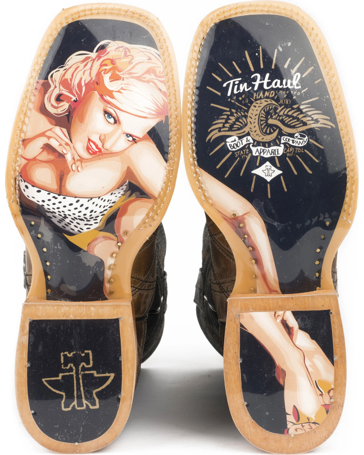 Tin Haul Men's What's Your Angle Western Boots - Broad Square Toe 4 Tin Haul Men's What's Your Angle Western Boots - Broad Square Toe - Image 2