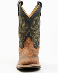 Smoky Mountain Boys' Jesse Bison Leather Print Boot - Square Toe -Corral Sales 2025 2000236238 200 P4