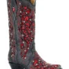 Corral Women's Crystal And Red Sequin Inlay Western Boots - Snip Toe -Corral Sales 2025 2000241023 001 P1