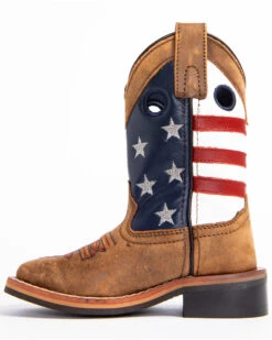 Cody James Boys' USA Flag Western Boots - Broad Square Toe -Corral Sales 2025 2000253465 200 P3