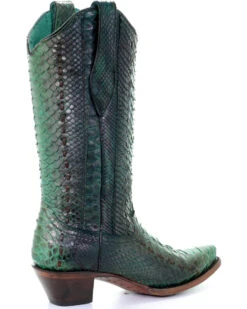 Corral Women's Full Python Woven Western Boots - Snip Toe -Corral Sales 2025 2000253807 440 D2