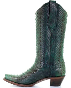 Corral Women's Full Python Woven Western Boots - Snip Toe -Corral Sales 2025 2000253807 440 LT