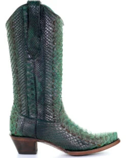 Corral Women's Full Python Woven Western Boots - Snip Toe -Corral Sales 2025 2000253807 440 RT