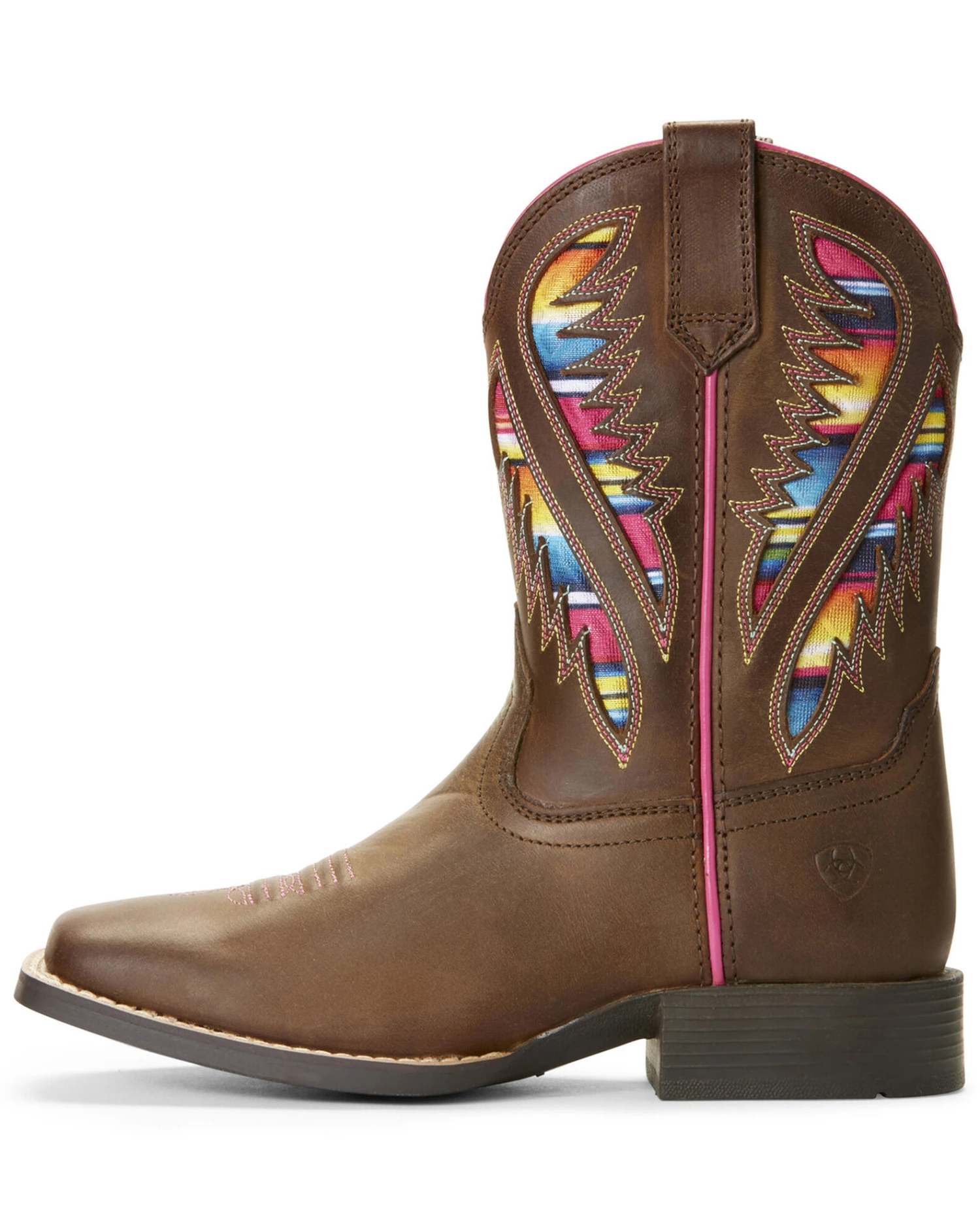 Ariat Girls' VentTEK Quickdraw Serape Western Boots - Broad Square Toe 4 Ariat Girls' VentTEK Quickdraw Serape Western Boots - Broad Square Toe - Image 2