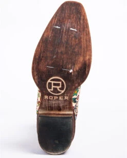 Roper Women's Ingrid Floral Western Booties - Snip Toe -Corral Sales 2025 2000279295 900 P7