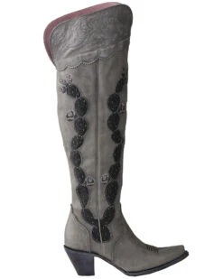 Junk Gypsy By Lane Women's Hard To Handle Over The Knee Boots - Snip Toe 10 Junk Gypsy By Lane Women's Hard To Handle Over The Knee Boots - Snip Toe -Corral Sales 2025 2000279337 020 P2