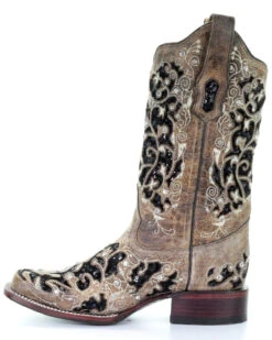 Corral Women's Sequin Inlay Western Boots - Square Toe -Corral Sales 2025 2000280080 200 P3