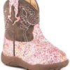 Roper Infant Girls' Glitter Southwestern Western Boots - Round Toe -Corral Sales 2025 2000286569 650 P1