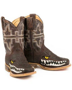 Tin Haul Boys' Swamp Chomp Western Boots - Broad Square Toe -Corral Sales 2025 2000287178 200 P3