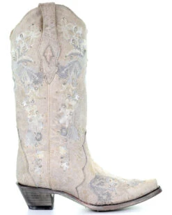Corral Women's Floral Embroidered Western Boots - Snip Toe -Corral Sales 2025 2000288044 100 P2