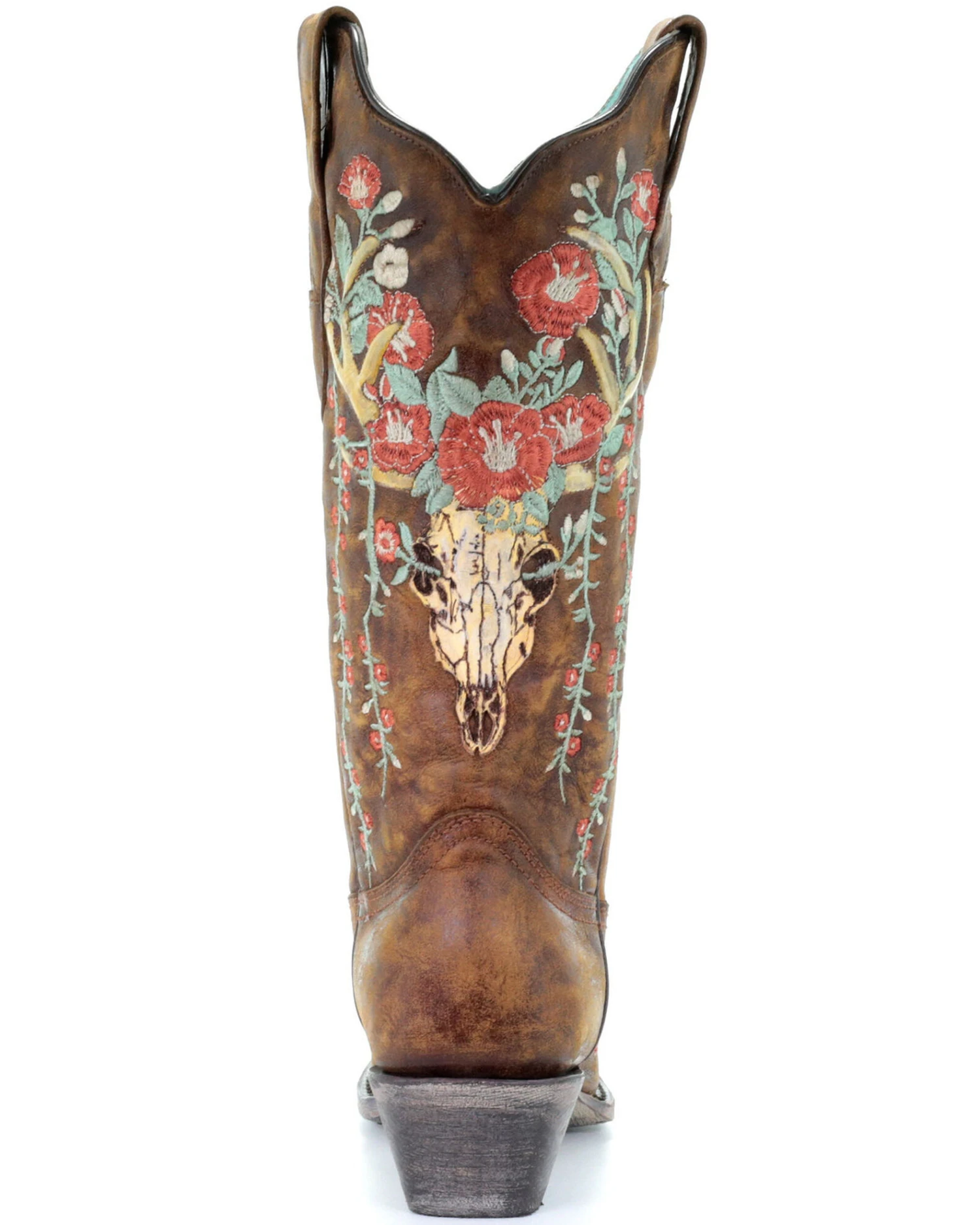Corral Women's Deer Skull Western Boots - Snip Toe 6 Corral Women's Deer Skull Western Boots - Snip Toe - Image 4