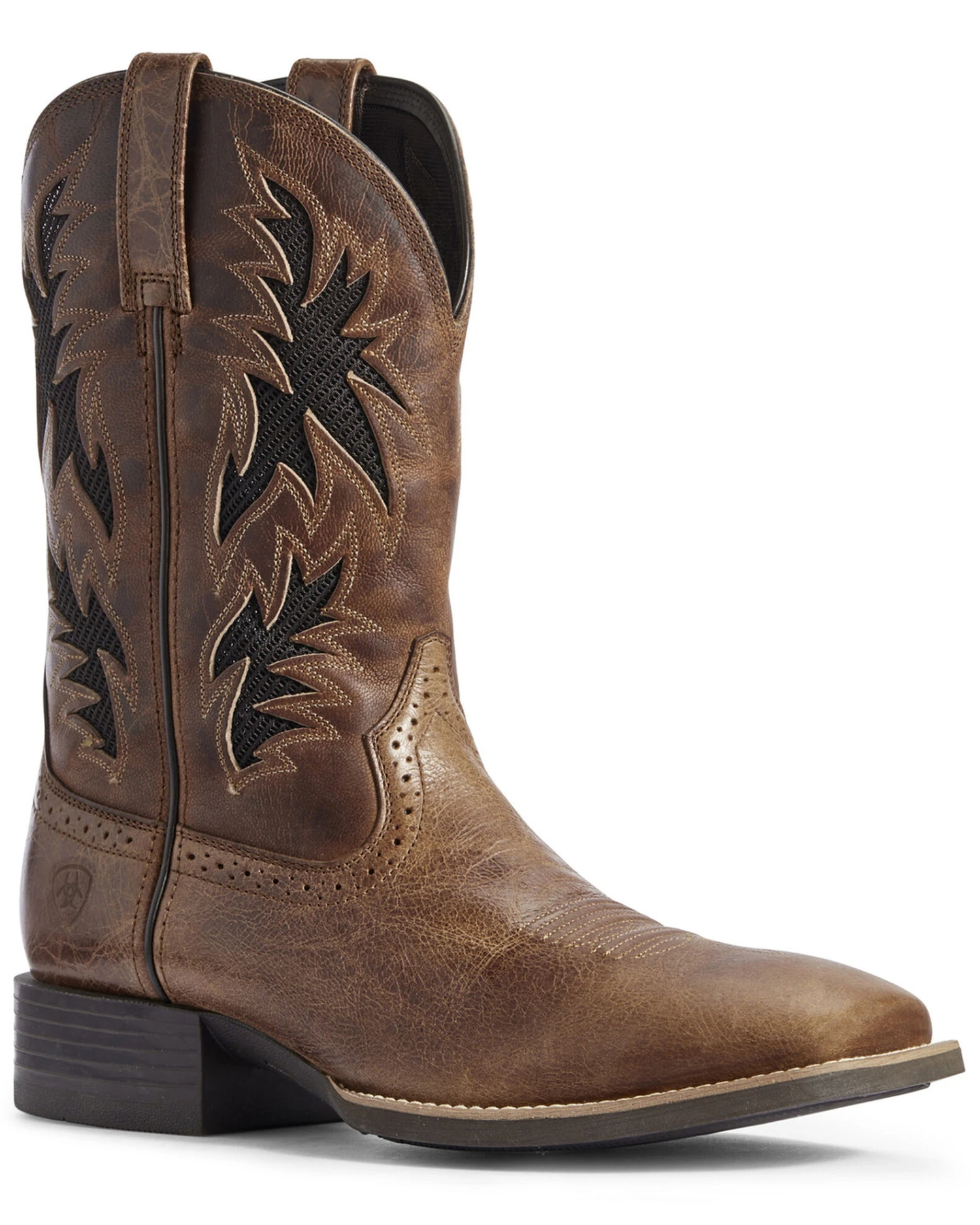 Ariat Men's Sport Cool VentTEK Western Performance Boots - Broad Square Toe 3 Ariat Men's Sport Cool VentTEK Western Performance Boots - Broad Square Toe