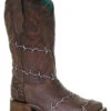 Corral Women's Barbed Wire Woven Western Boots - Square Toe -Corral Sales 2025 2000295571 200 P1