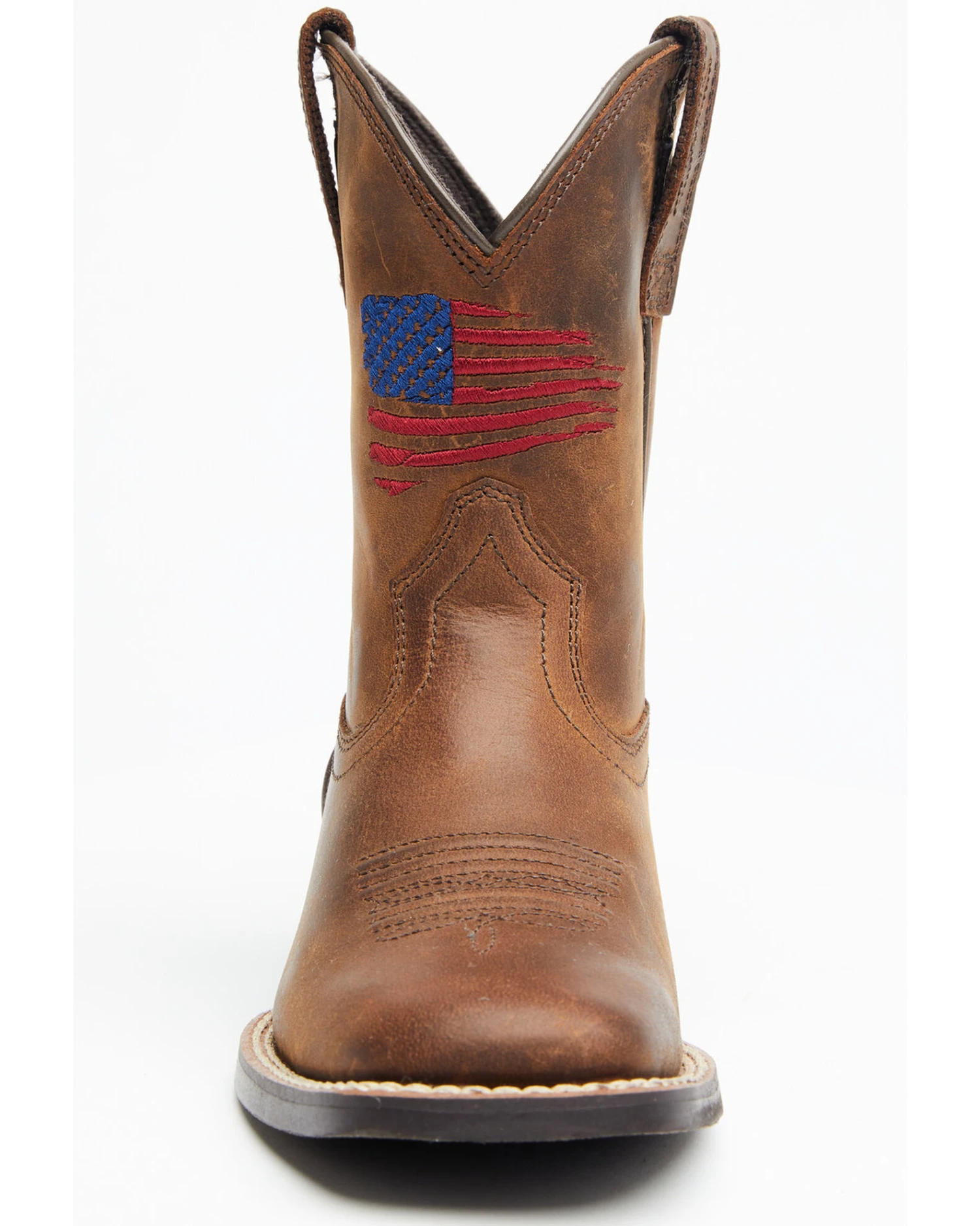 Ariat Boys' American Pride Western Boots - Square Toe 6 Ariat Boys' American Pride Western Boots - Square Toe - Image 4