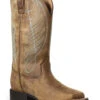 Ariat Women's Round-Up Waterproof Western Performance Boots - Square Toe