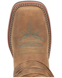 Laredo Women's Tan Turquoise Stitching Western Boots - Square Toe -Corral Sales 2025 2000337535 200 P6