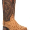 Dan Post Men's Kershaw Exotic Ostrich Skin Western Boots - Broad Square Toe -Corral Sales 2025 2000337937 280 P1