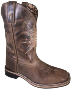 Smoky Mountain Women's Sunburst Western Boots - Broad Square Toe
