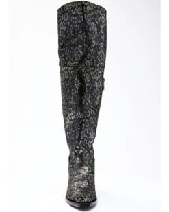 Dan Post Women's Black Snake Print Western Boots - Snip Toe -Corral Sales 2025 2000340406 040 P3