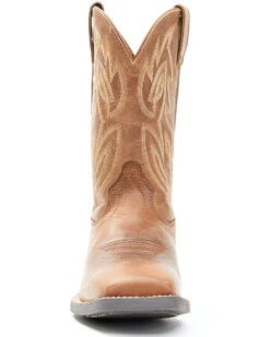 Justin Men's Dusky Brown Canter Cowhide Leather Western Boots - Broad Square Toe  -Corral Sales 2025 2000341632 200 P4