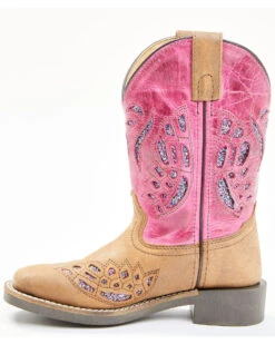 Shyanne Girls' Chloe Glitter Western Boots - Square Toe -Corral Sales 2025 2000346557 650 P3