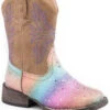 Roper Toddler Girls' Rainbow Glitter Western Boots - Square Toe 2 Roper Toddler Girls' Rainbow Glitter Western Boots - Square Toe -Corral Sales 2025 2000347431 280 P1