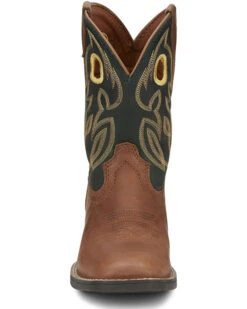 Justin Boys' Bowline Junior Western Boots - Broad Square Toe -Corral Sales 2025 2000347843 924 P4