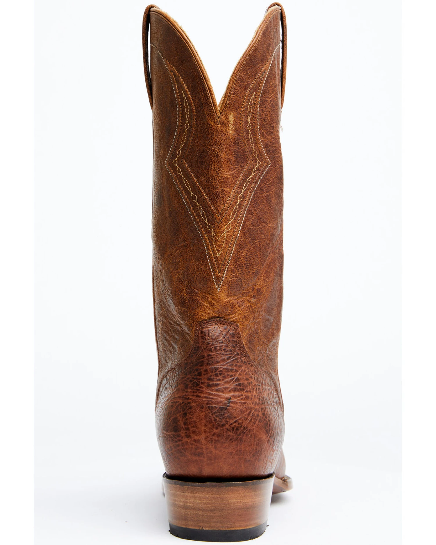 El Dorado Men's Rust Bison Western Boots - Snip Toe 7 El Dorado Men's Rust Bison Western Boots - Snip Toe - Image 5