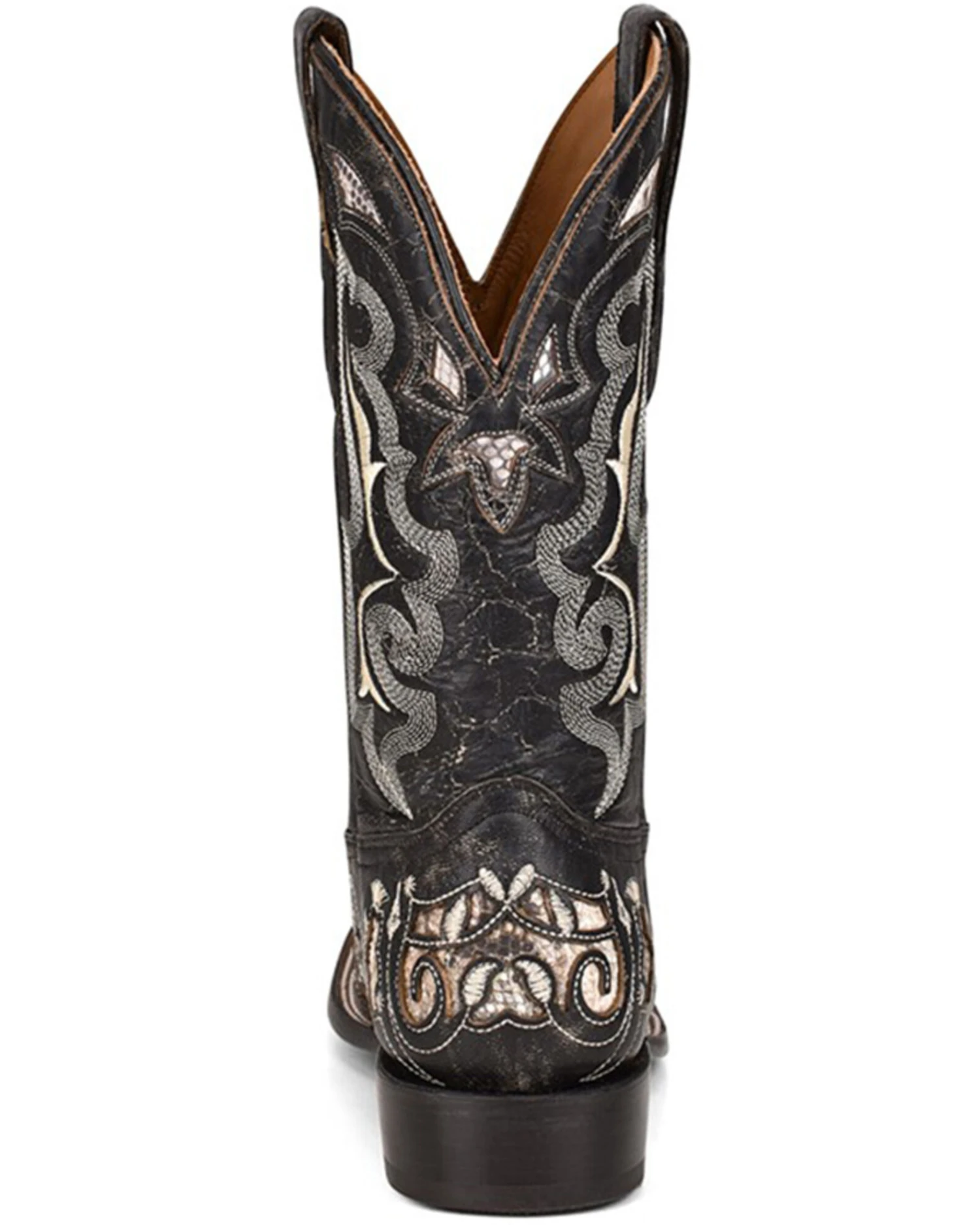 Corral Men's Exotic Python Skin Inlay Western Boots - Square Toe 6 Corral Men's Exotic Python Skin Inlay Western Boots - Square Toe - Image 4