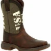 Durango Boys' Lil' Rebel USA Flag Western Boots - Broad Square Toe -Corral Sales 2025 2000355865 201 P1