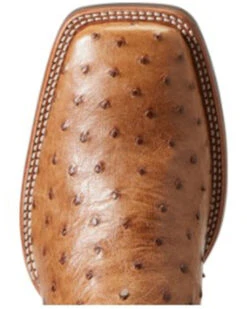 Ariat Men's Ostrich Quill Quantum Primo Exotic Western Boot - Broad Square Toe  -Corral Sales 2025 2000356428 200 P4