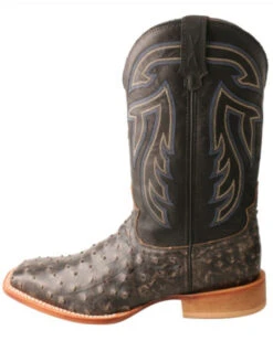 Twisted X Twistex X Men's Ruff Stock Fill-Quill Ostrich Vamp Exotic Western Boot - Broad Square Toe  -Corral Sales 2025 2000356675 001 P3